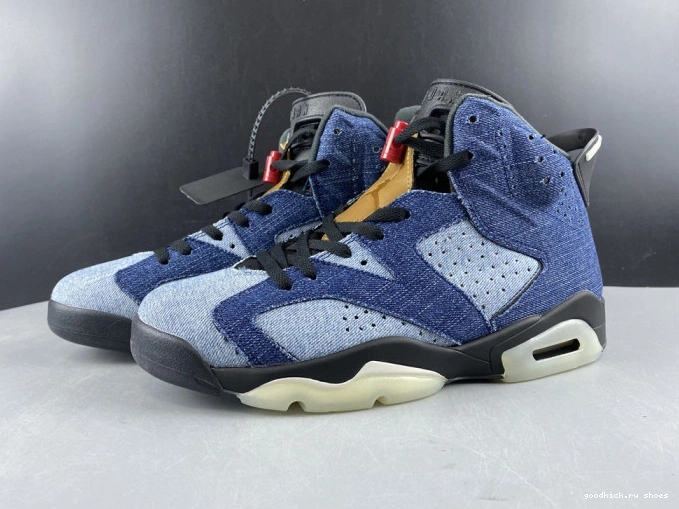 Denim Air 6 CT5350-401 Washed Jordan 0705
